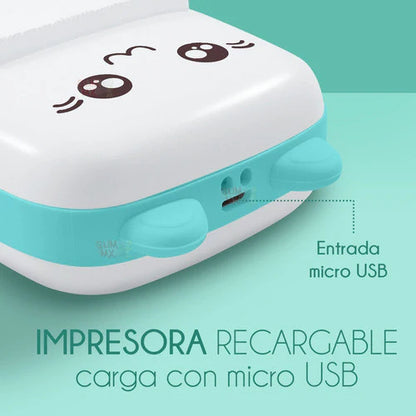 Mini Impresora Térmica Pocket 📱🖨️ | Imprime Donde Quieras, Cuando Quieras 🌍✨